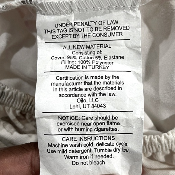 Customer return . . . Oilo Vintage Bloom Floral Crib Sheet - Picture 3 of 3